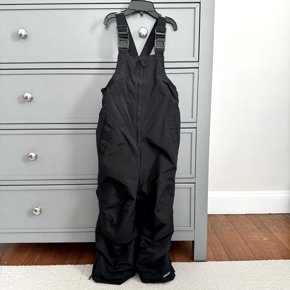 LAND’S END KIDS SQUALL WATERPROOF INSULATED IRON KNEE SNOW BIB PANTS SIZE 4 - Picture 4 of 11